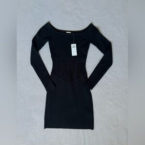 Abercrombie & Fitch Corset Sweater Dress